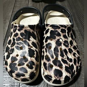 Women’s Platform Leopard Print Clogs